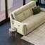 Chelsie-Louise 3 Seater Power Reclining Sofa, with Space Saving Technologies in Oyster Top Grain Leather