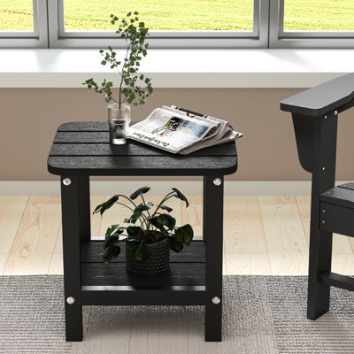 Table d'appoint pour terrasse double