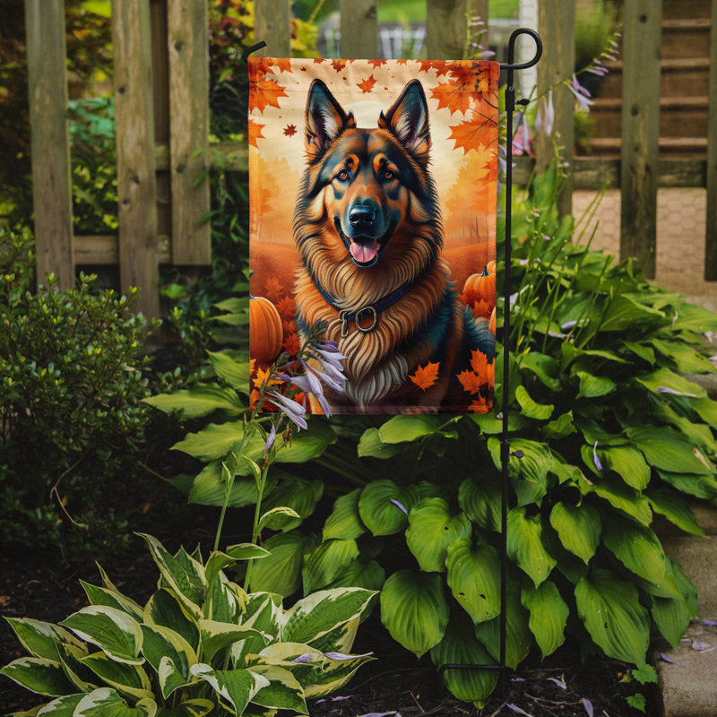 Drapeau de jardin double en polyester H 15,5 po x l 11,25 po