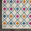Tapis géométrique ivoire / rose / orange Gillsville-1761456208