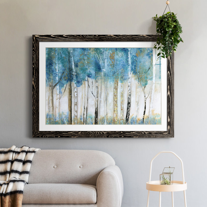 Magical Wood - Peinture encadrée, H 37,5 po x l 27,5 po x P 1,5 po, Cadre noir