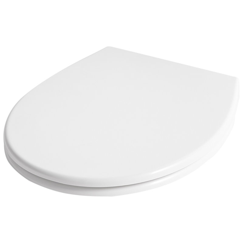 Toilet Seat PAPURI Soft Close Duroplast White, White
