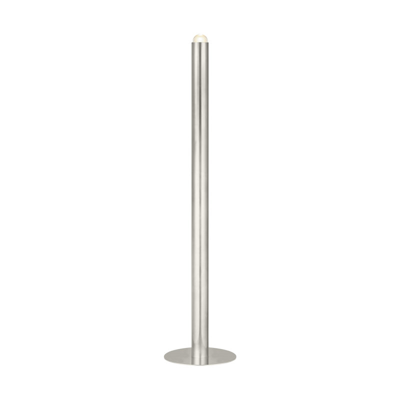 Ebell LED Floor Lamp, Antique Nickel