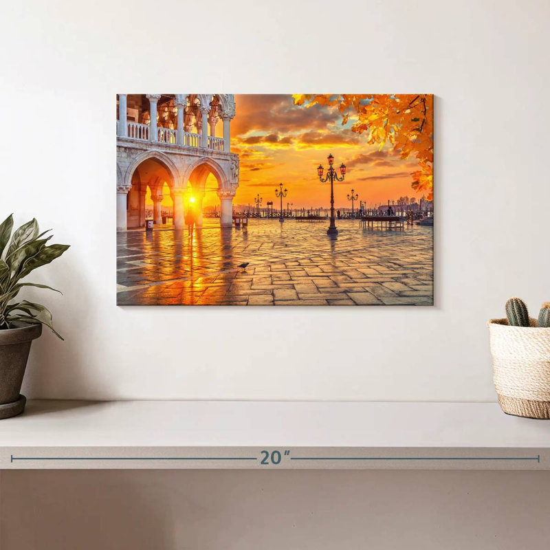 Ravi Piazza Di San Marco, H 8 po x l 12 po