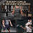 47"  EZ Curl Bar. 500 Lb Capacity. Chrome-Plated Solid Steel Weight Bar for 2"   Plates. Knurled Grip. Rotating Sleeves. 2 Spring Collars for Home Strength Training
