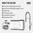 Edison 19" H 1-handle Pull-Down 2-Function Sprayer Kitchen Faucet-28294597-4032878