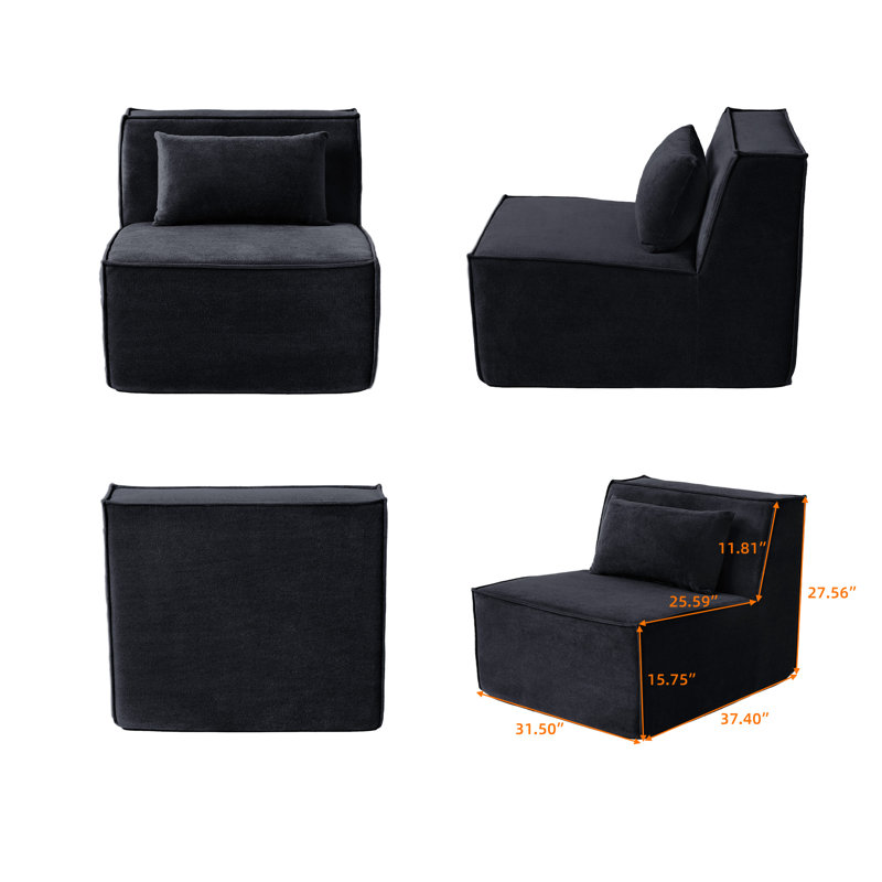 Canapé modulaire Cloud Velvet