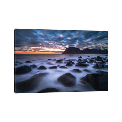 Uttakleiv Boulders by Lauri Lohi - Wrapped Canvas Print