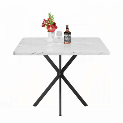 Square Dining Table for 4-6 Person