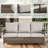 Tapash Premium Outdoor Rattan Sofa Set With 2 Swivel Glider Chairs, 2 Ottoman Footrests & 41" Gas Fire Pit Table  Comfortable Weatherproof Furniture For Patios, Decks, And Gardens.-106892392