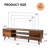 Mid-Century Modern TV Stand for 65 70 Inch TV, Entertainment Center with Storage, Adjustable Shelves & Soft-Close, Media TV Console for Living Room/Bedroom-1228322032