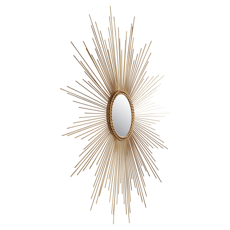 Bauerle Metal Flat Wall Mirror