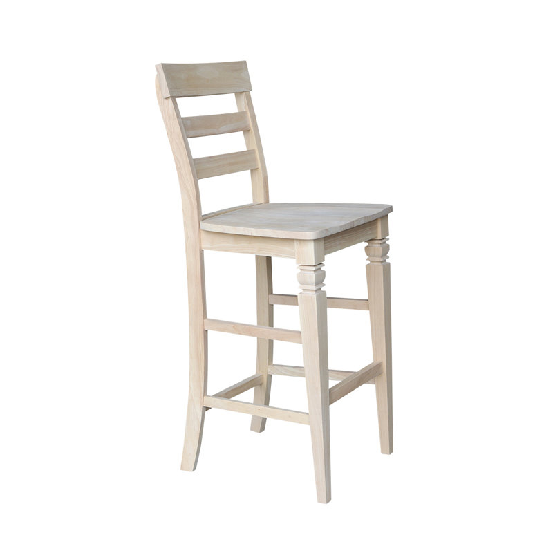 Guzik Solid Wood Counter Stool