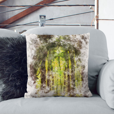 Forest Arch Cushion with Filling