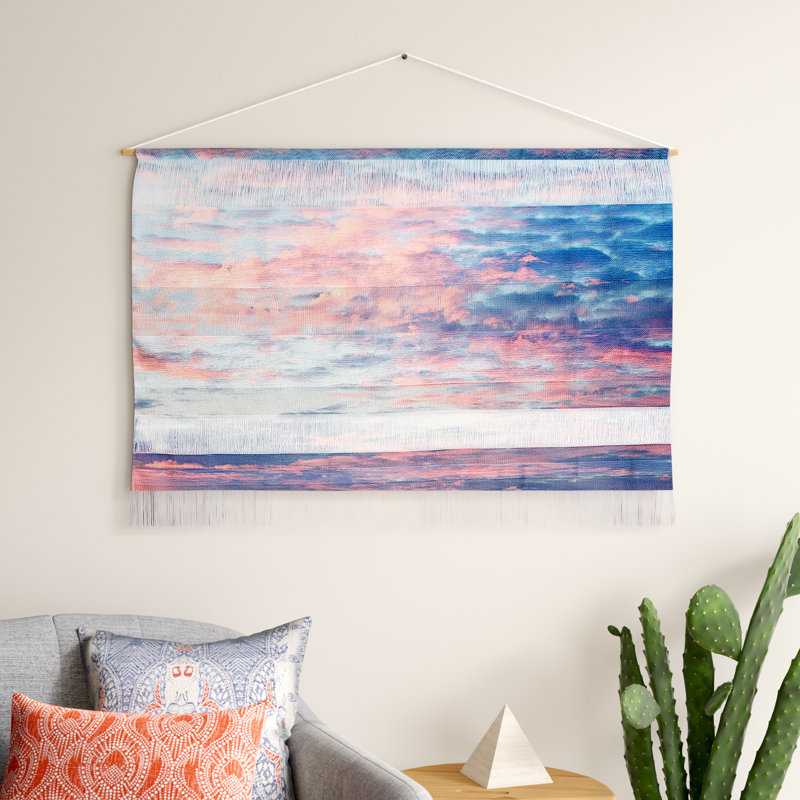 Décoration murale en polyester Dream Beyond the Sky avec tringle incluse, H 32 po x l 47 po x P 0,13 po