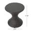 Table d'appoint d'extérieur en osier brun de 16 pouces Hourgla