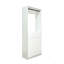 Garde-robe 32 po à quatre tiroirs en bois blanc