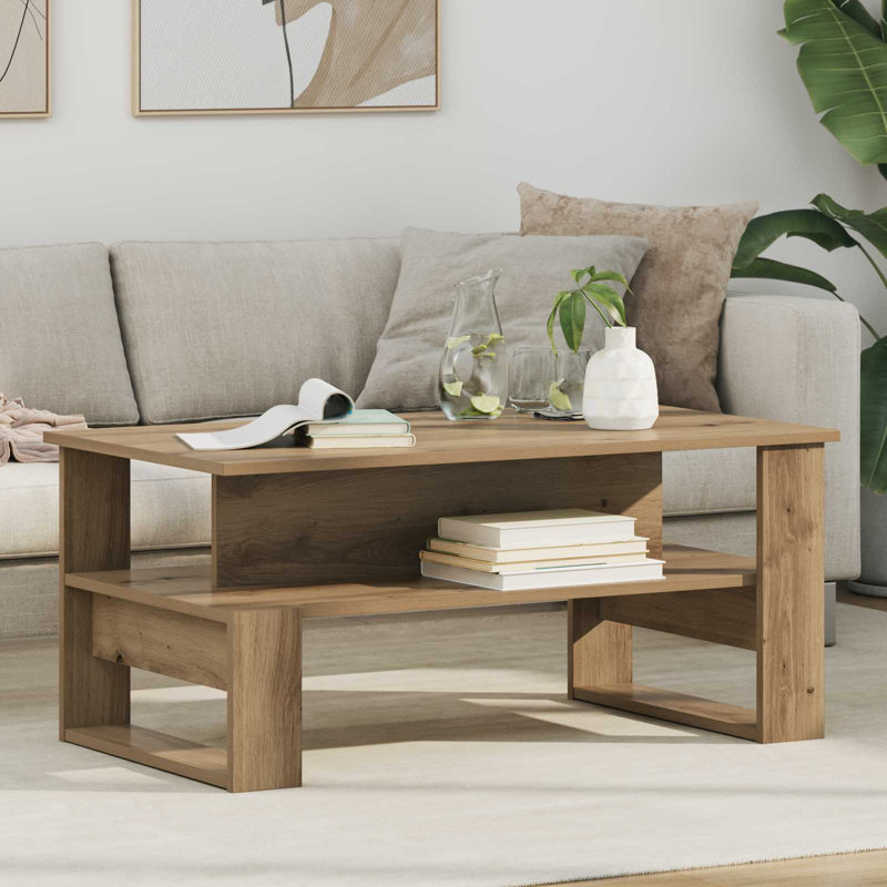 Coffee Table with Storage, Artisan Oak