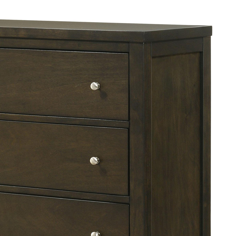 Commode 4 tiroirs cacao foncé