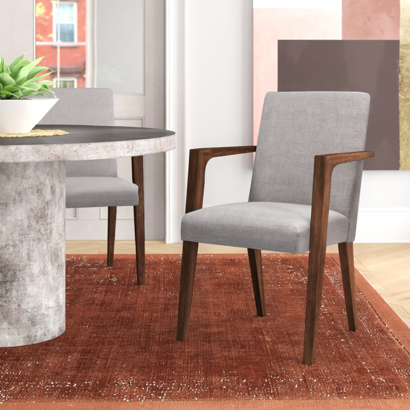 Fauteuil Keever, Polyester beige grisâtre