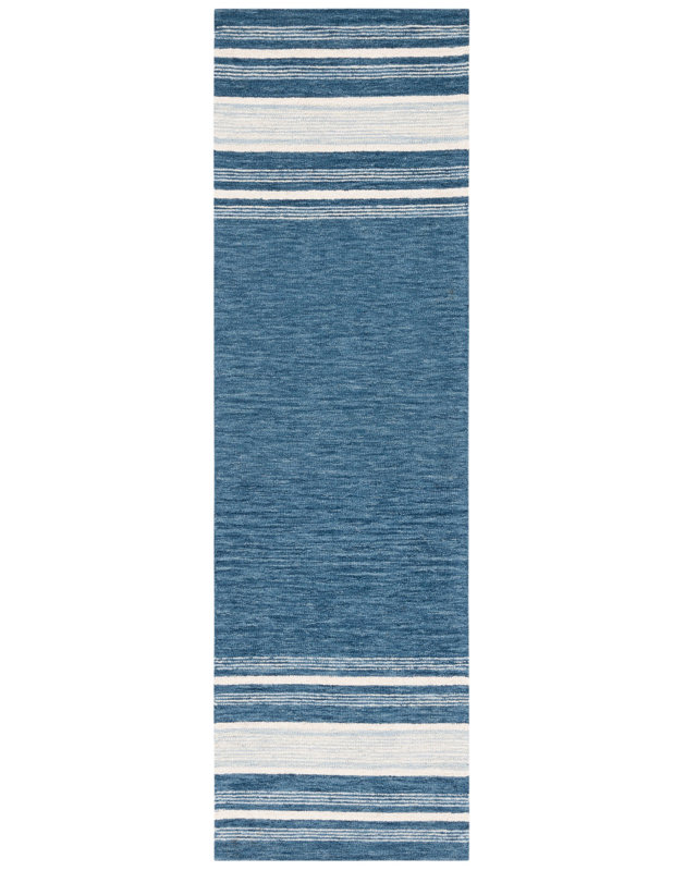 Thaxton Striped Wool Indoor Area Rug , Runner 2'3" x 8'