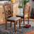 Aizlee Cross Back Side Chair in Brown/Grey