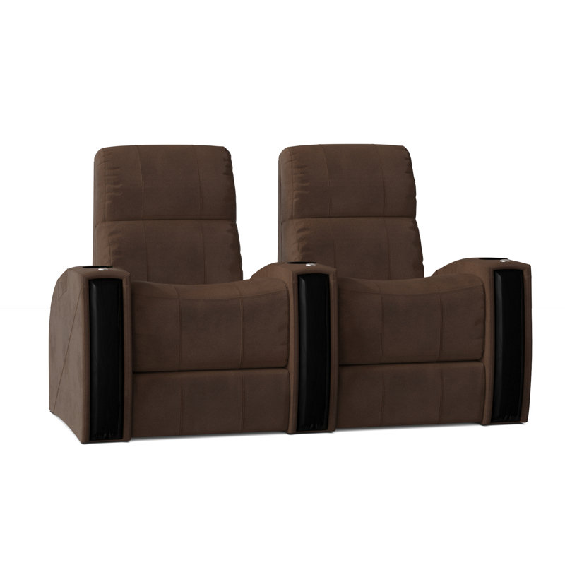 Rangée de sièges de cinéma maison Chrysander (rangée de 2), Java Smartsuede, Manuel