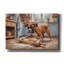 «Boxer In The Kitchen» par Rich Monet, art mural sur toile-814648073