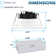 Luxrite 3" Square LED Recessed Ceiling Light J-Box 10W 5 Colour Selectable 800LM Dimmable Wet Rated ETL 6 Pack