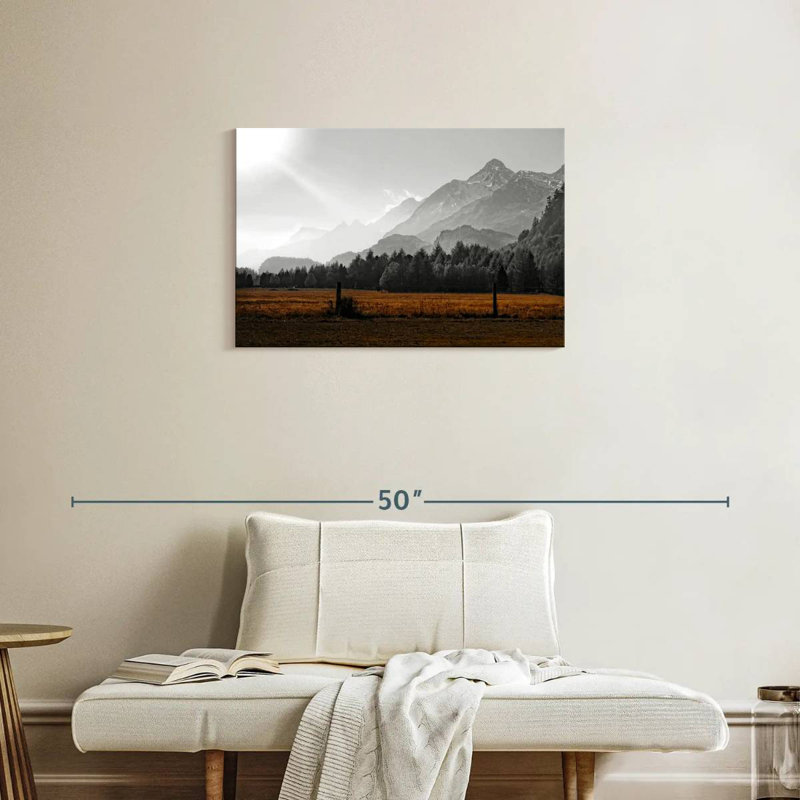 Montagnes d'Alvord dans les Alpes Suisses, H 20 po x l 30 po