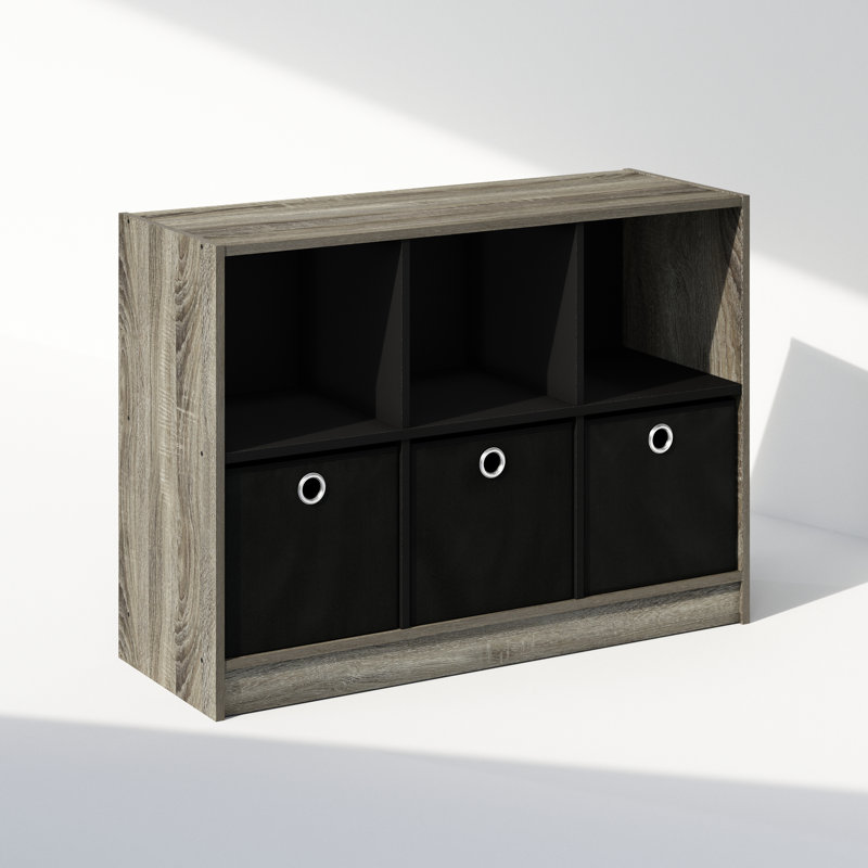 Navarion Bookcase, French Oak/Black