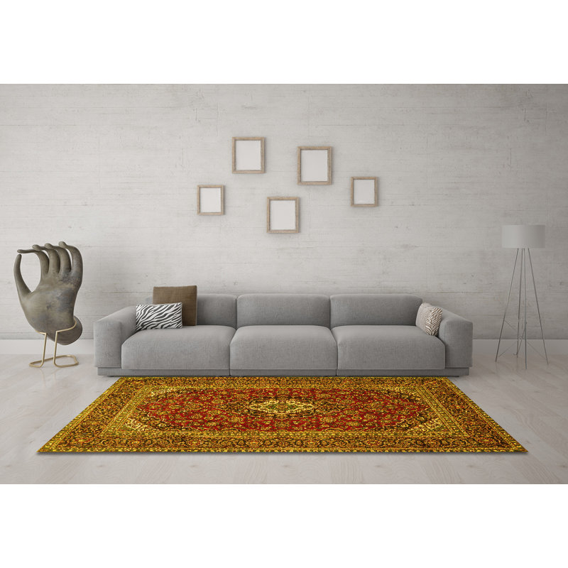 Malari Performance Oriental Indoor Rug, Round 4'