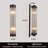 Modern Ribbed Glass Rod Cylindrical Wall Sconce (Set of 2)-1809465212-1809465213