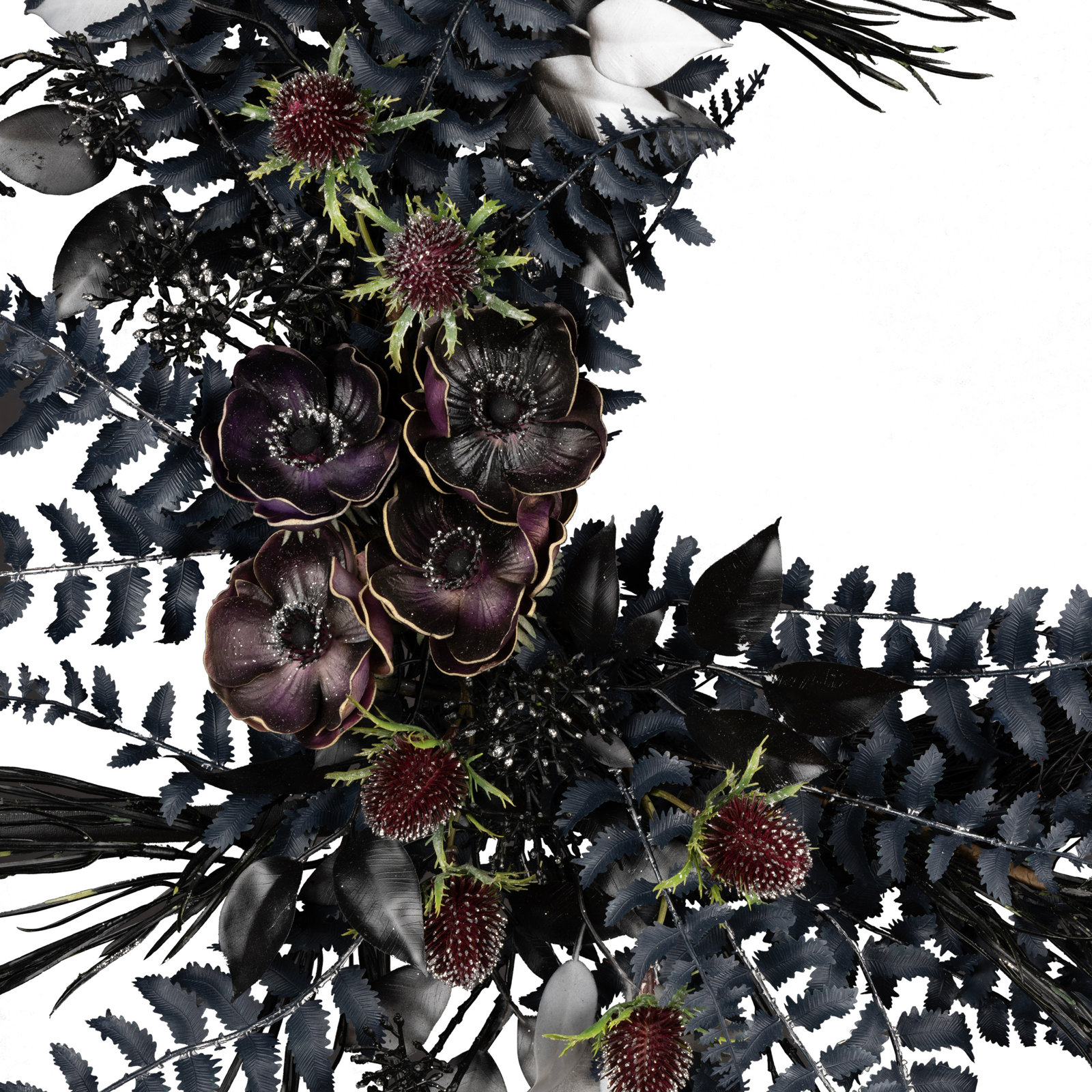 The Holiday Aisle® 24" Fern Wreath