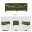 Canapé 78 po à accoudoirs carrés Mid-Century-609161443