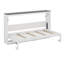 Lit simple escamotable, armoire murale avec lumière DEL-78203079
