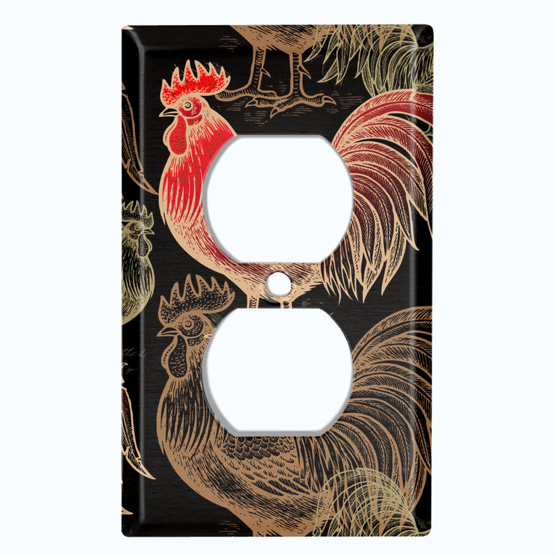 Plaque murale Rooster