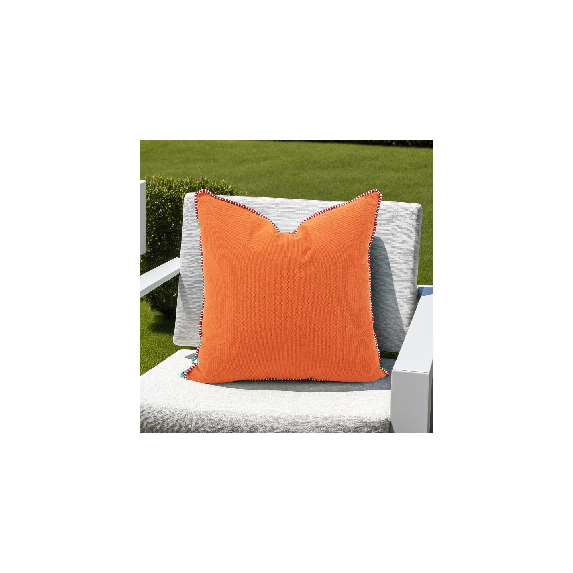 Delijah Sunbrella® Indoor/Outdoor Throw Pillow, 20" x 20", Seascape Canyon