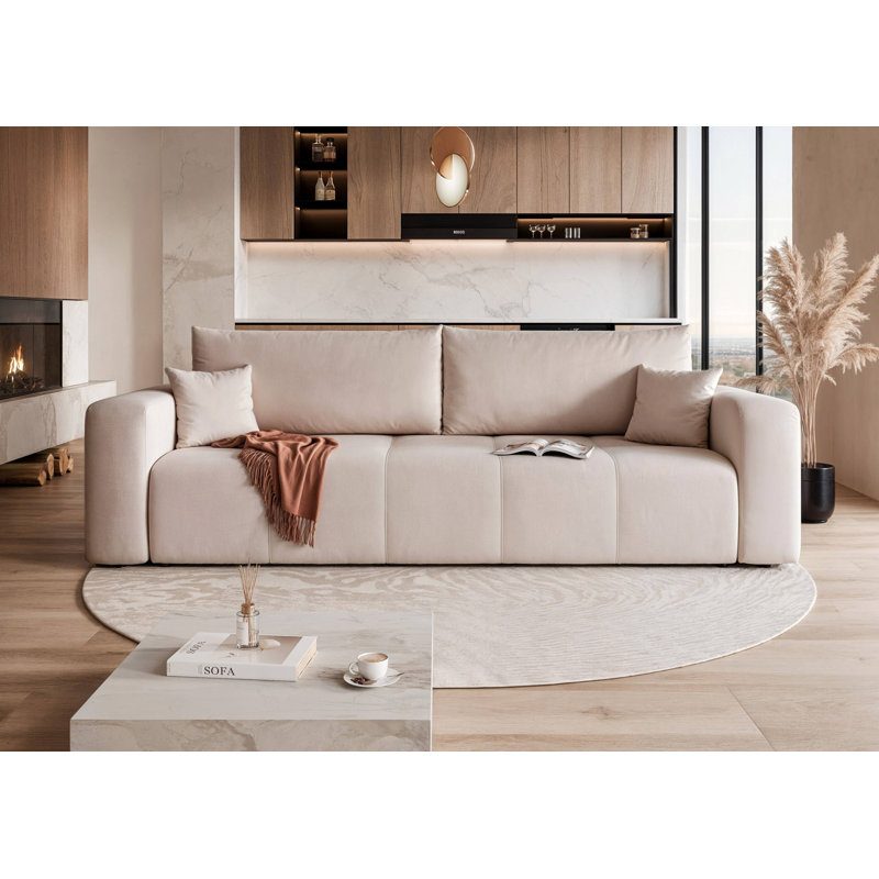 3 Seater Sofa, Beige