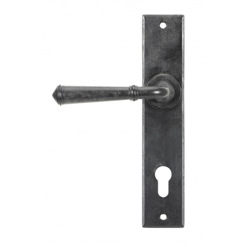 Regency Lock Door Handle Kit, External Beeswax