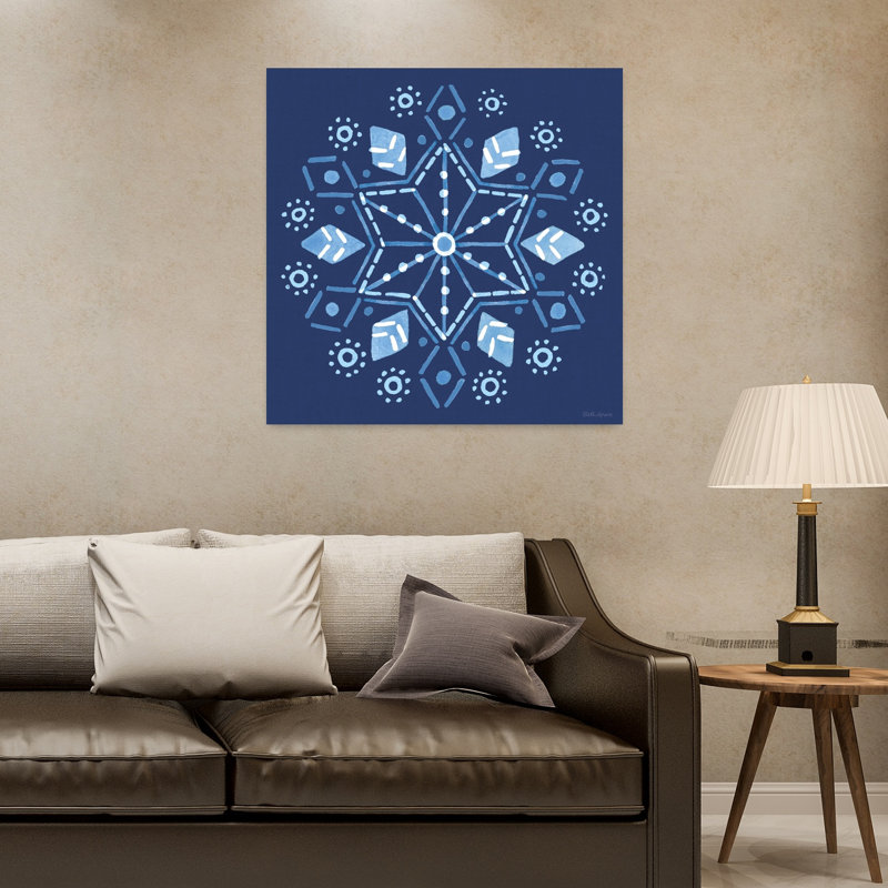 Paysage d'hiver contemporain Winter Sparkle, H 32 po x l 32 po