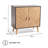 Herringbone 80cm Sideboard