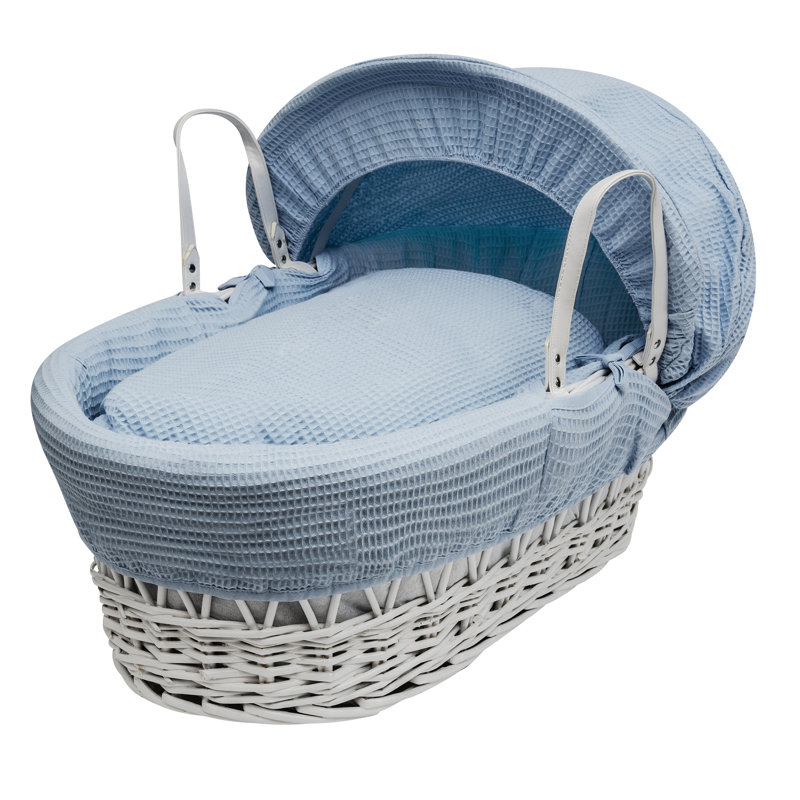 Moses Basket With Stand with Bedding with Mattress