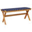 Vidaxl Garden Bench in Acacia and Fabric-920685035