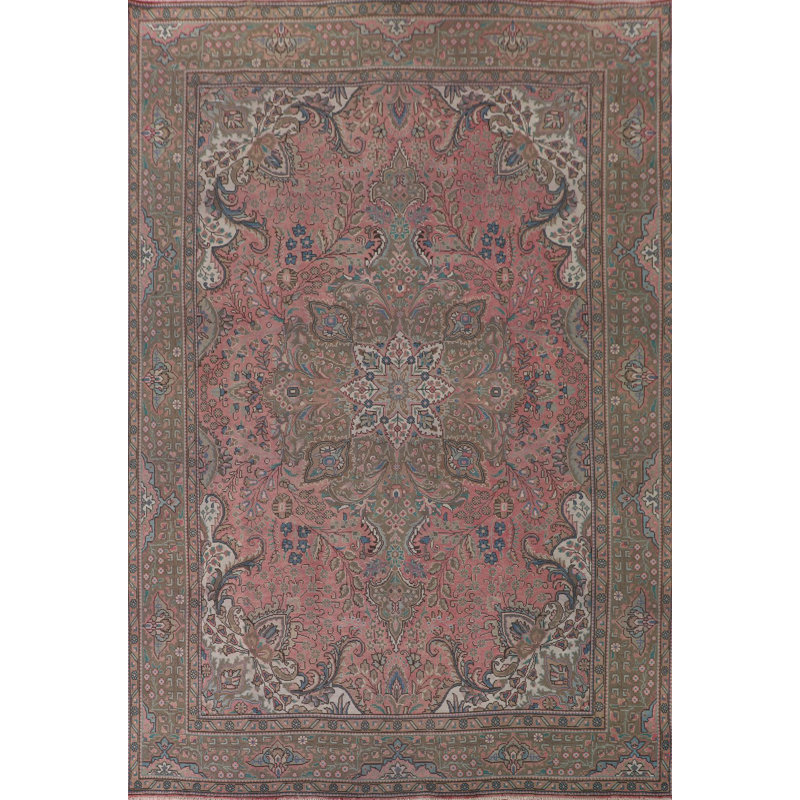 Tapis traditionnel rose 10 x 13