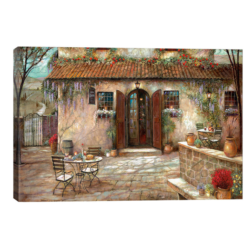 Villa Claretta - Wrapped Canvas Painting, 101.6 cm H x 66.04 cm W x 3.175 cm D