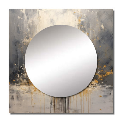 Loudin - Meditation Square Mirror Wall Decor For Bedroom