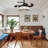 42'' Crystal Ceiling Fan With Remote Kit