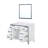 Dark Grey Bath Vanity 48 in. W x 22 in. D, White Quartz Top and 34 in. Mirror-1862693254