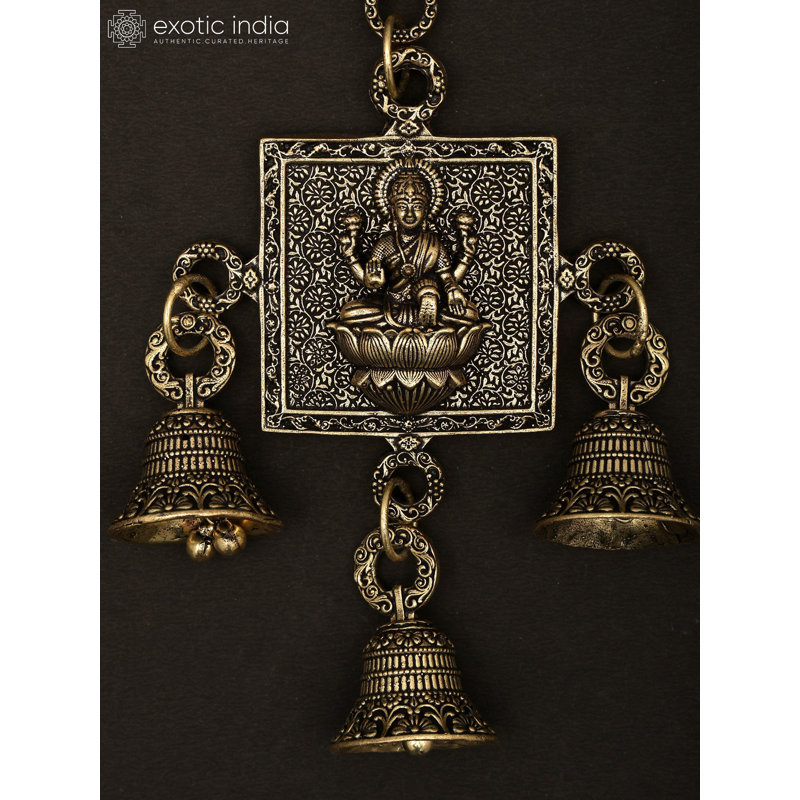 Paire de clochettes 6 pouces Ganesha Lakshmi